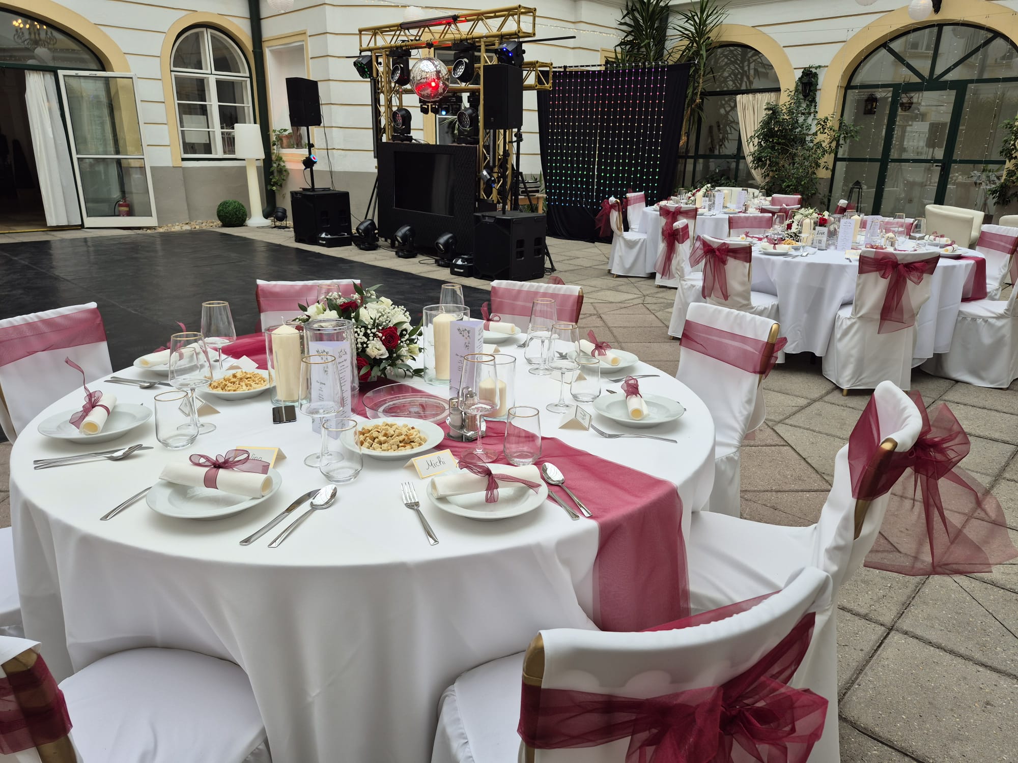 Professionelle Catering bei einer Hochzeit